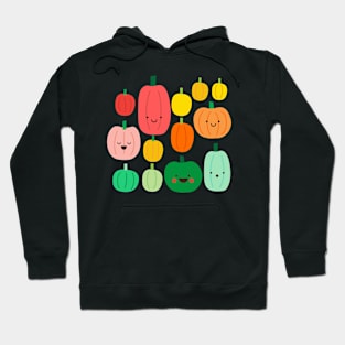 Colorful Pumpkins Hoodie